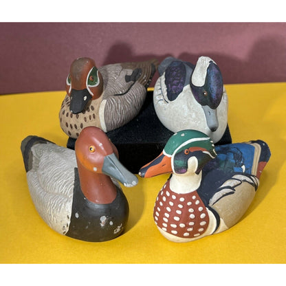 1984 Avon Collector Duck Series Set of Four