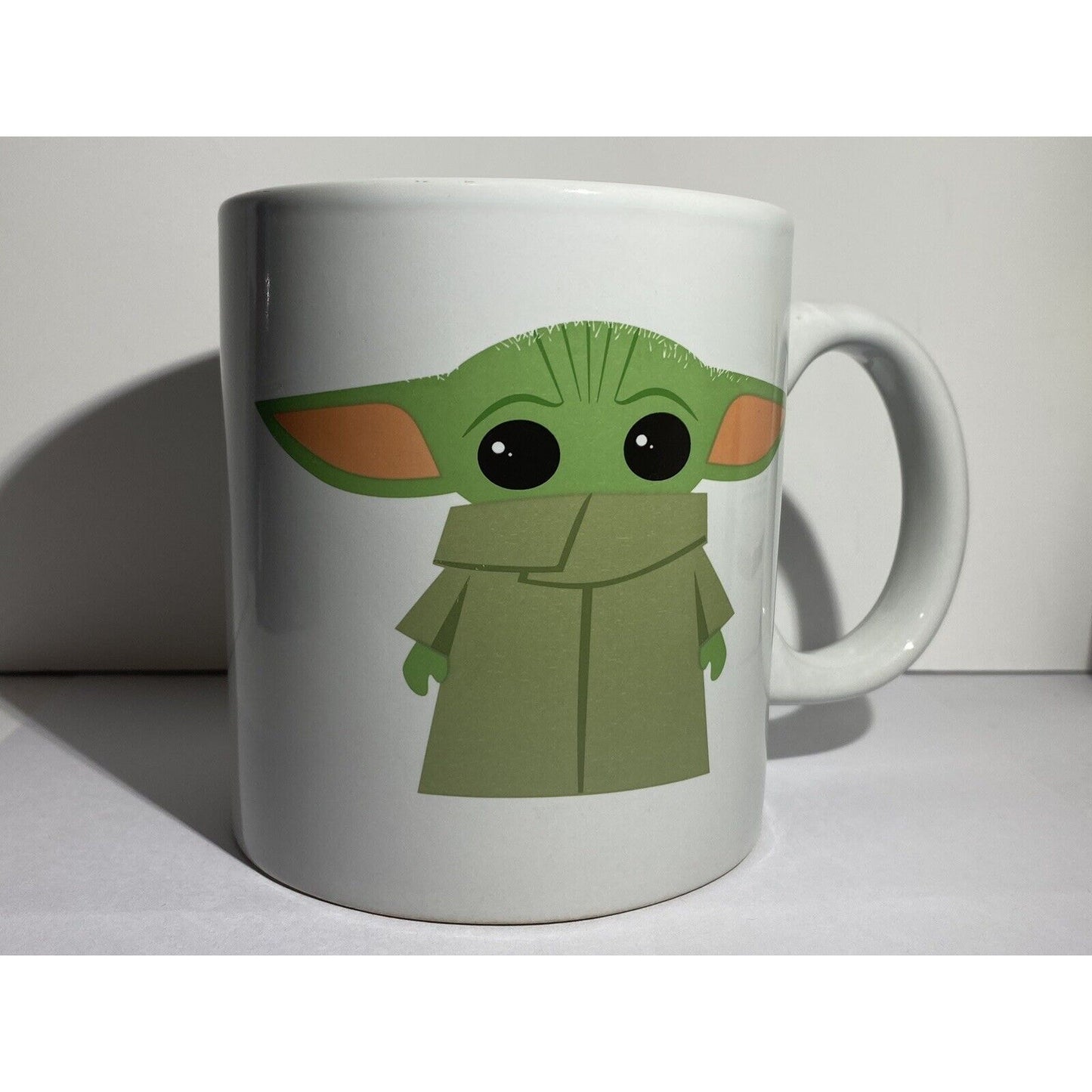 Coffee Mug Cup Grogu Baby Yoda Mandalorian Star Wars Ceramic 20 oz White