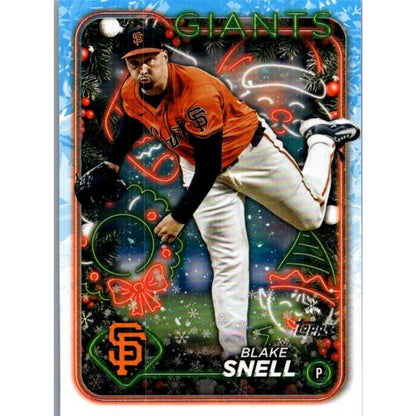 2024 Topps Holiday #H21 Blake Snell San Franciso Giants