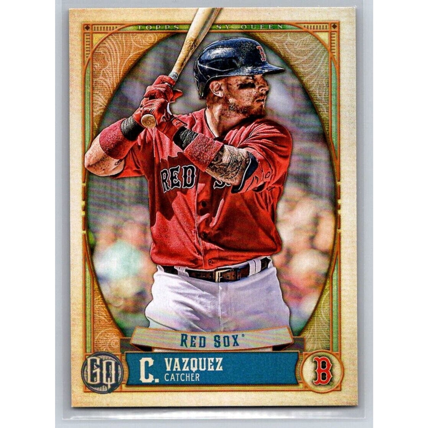 2021 Topps Gypsy Queen #166 Christian Vazquez Boston Red Sox