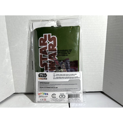 Dotzies Star Wars Grogu and Mando Zipper Pouch kit