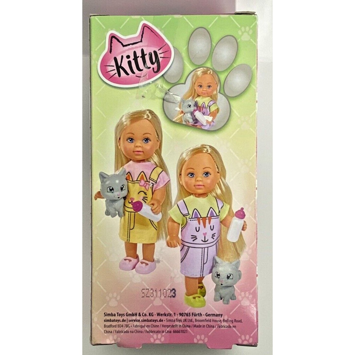 Evi Love Chelsea Style Doll With Kitty