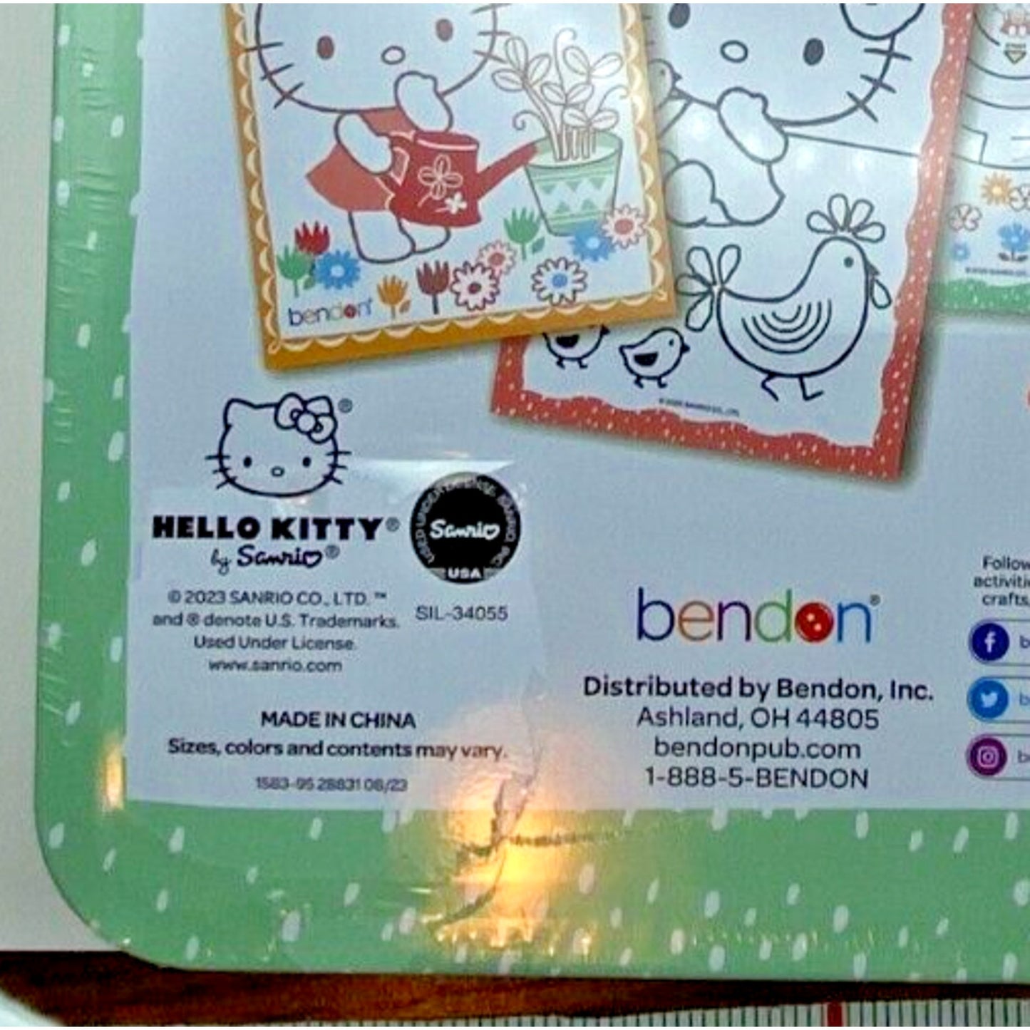 Magnetic Activity Tin - Hello Kitty - Travel Fun, Gift Giving, Basket Item!