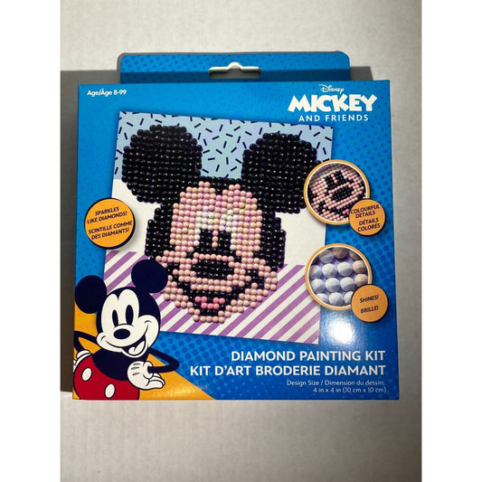 Disney Mickey and Friends~ Mickey Mouse~ Diamond Painting Kit 4" X 4"