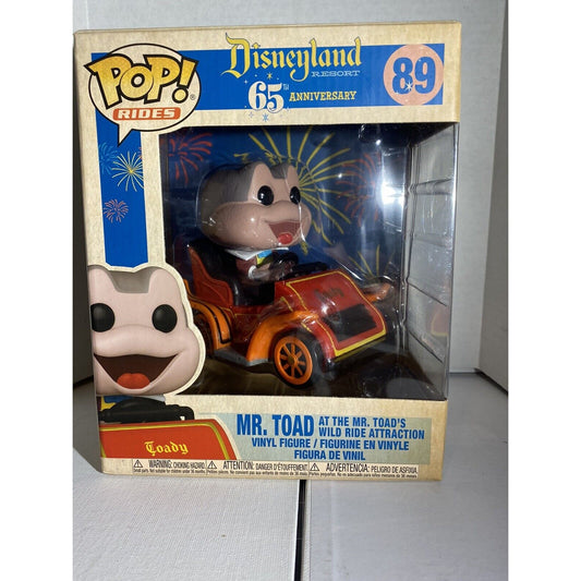 Funko Pop Mr Toad Wild Ride Walt Disney Disneyland 65th Anniversary #89