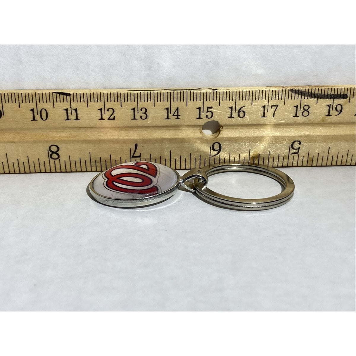 Washington Nationals MLB Metal Baseball Keychain