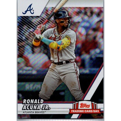 Atlanta Braves Topps Trading Card Day Stadium Team Set Sealed Acuna Albies Fried