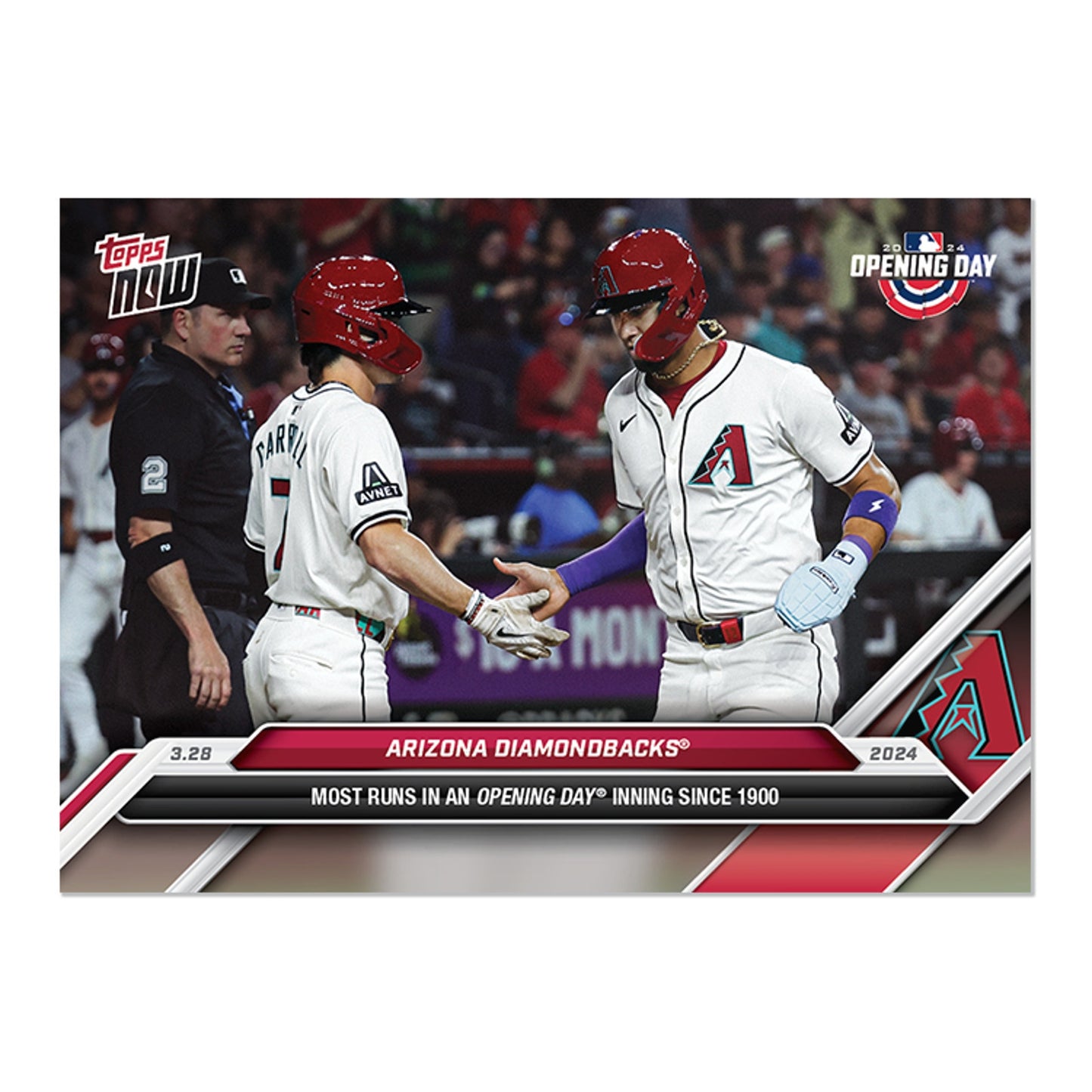 Arizona Diamondbacks - 2024 MLB TOPPS NOW® Card 15 - PR: 974