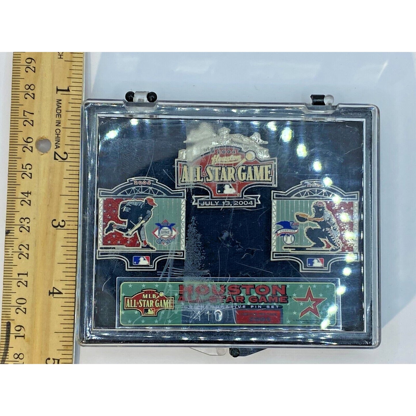 All Star 2004 Houston All Star Pin Set Houston Texas 4 Pins