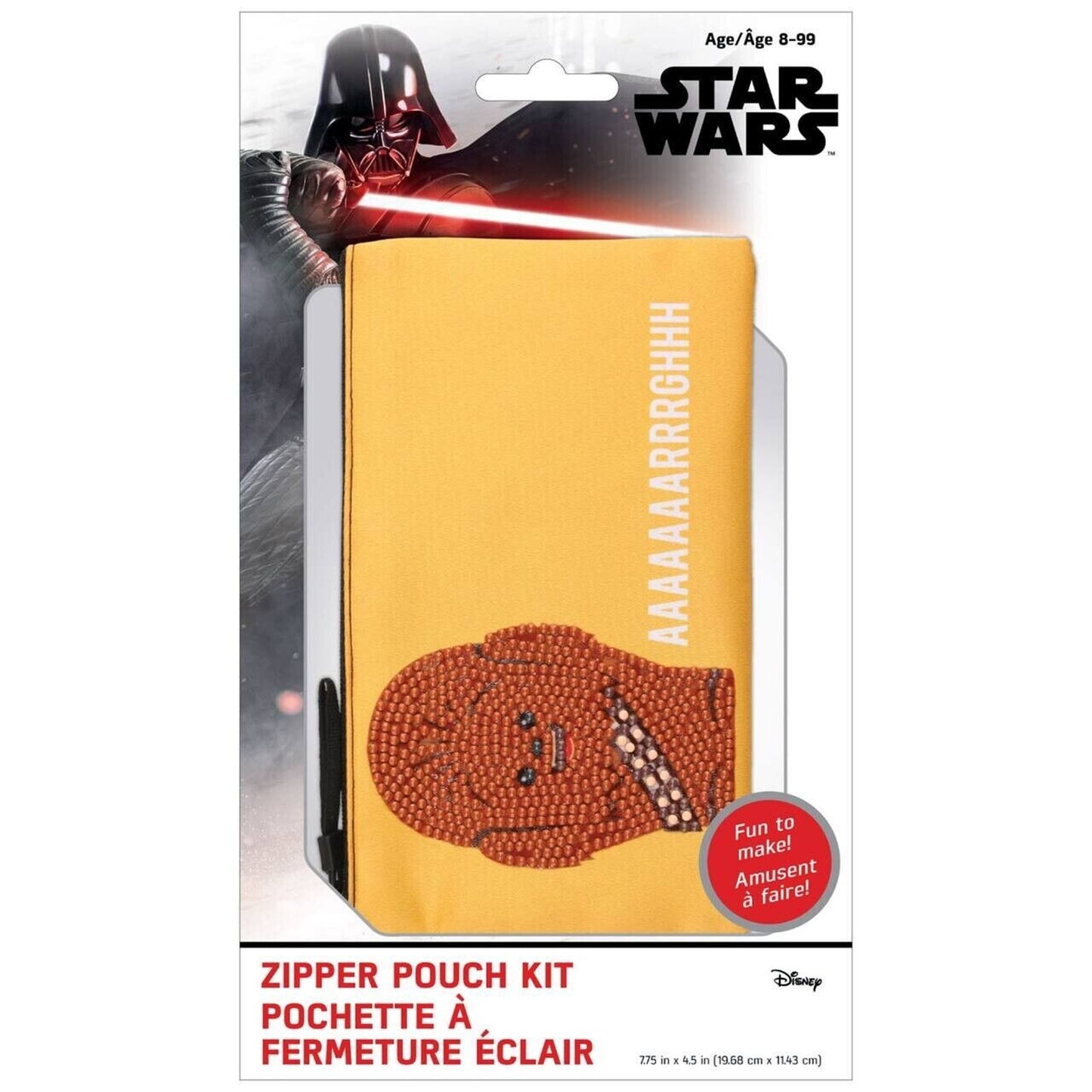 Dotzies Star Wars Chewie Argh Zipper Pouch Kit