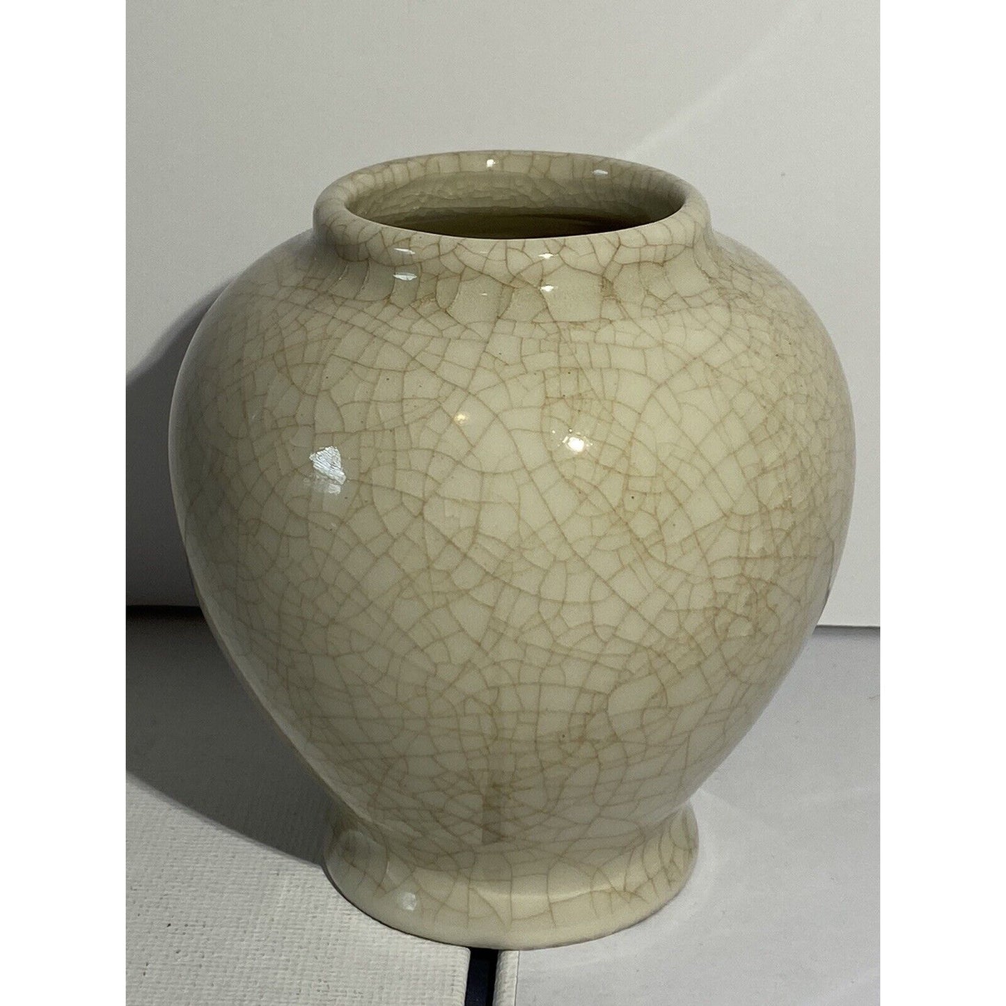 Japanese Ginger Jar Vase Flowers Vintage Porcelain