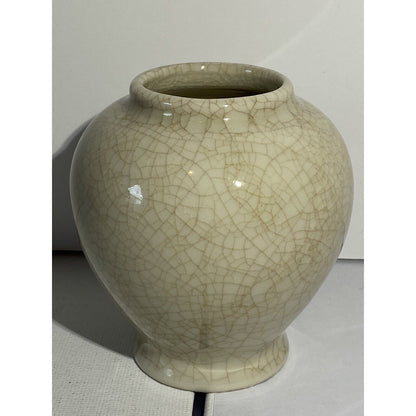 Japanese Ginger Jar Vase Flowers Vintage Porcelain
