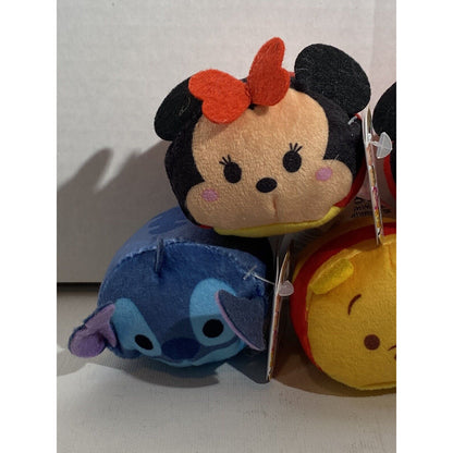 NWT Bundle Of 5 DISNEY MARVEL TSUM TSUM MINI PLUSH Free Shipping