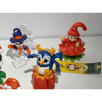 CHRISTMAS 2023 COMPLETE SET 12 FIGURES WITH PAPERS KINDER JOY SURPRISE EGG TOYS