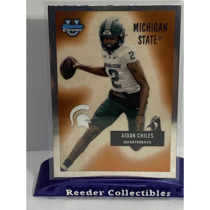 2024 Bowman U Chrome #55B-16 Aidan Chiles Michigan State 1955 Bowman