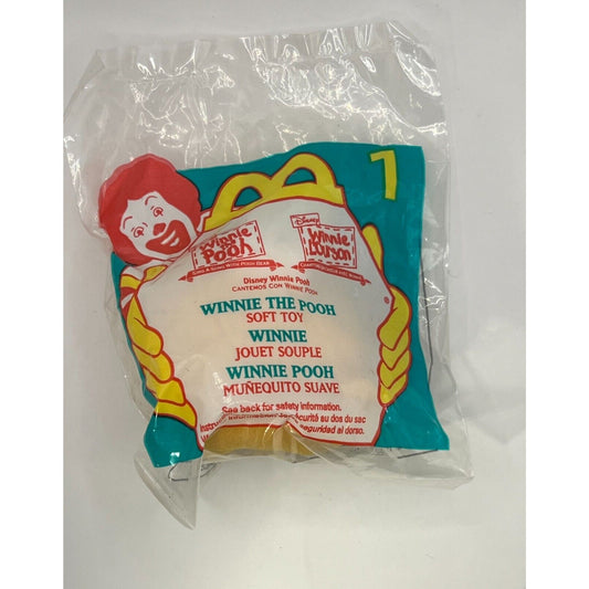 1999 Winnie The Pooh McDonalds Happy Meal Toy Plush Clip Owl #8 sealed