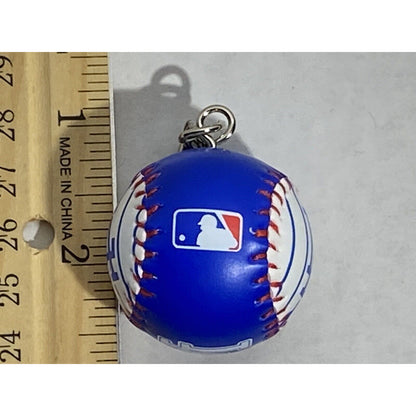 Los Angeles Dodgers LA MLB Woven Baseball Keychain