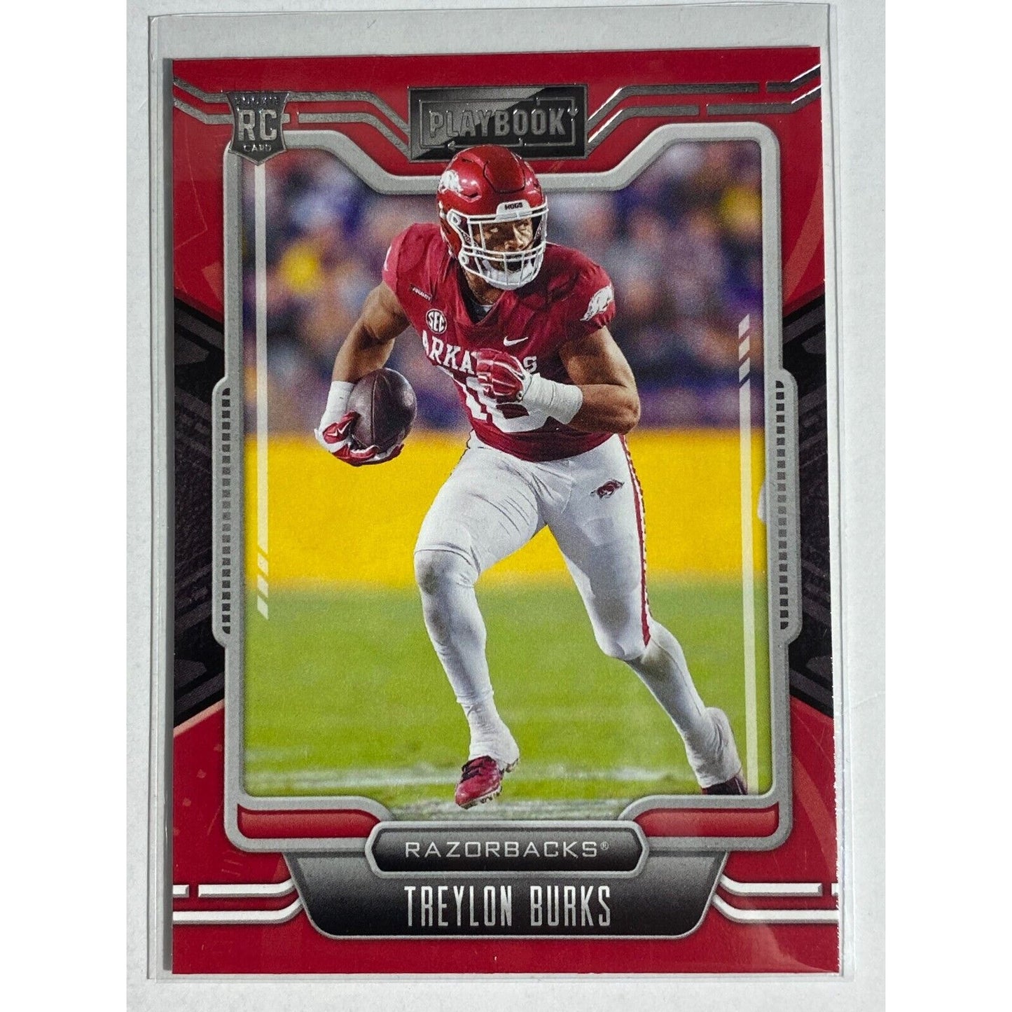 Treylon Burks Red Playbook 2023 Panini Chronicles Draft Picks Tennessee Titans