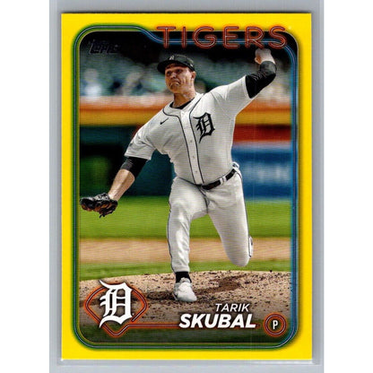 2024 Topps #294 Tarik Skubal Detroit Tigers Yellow