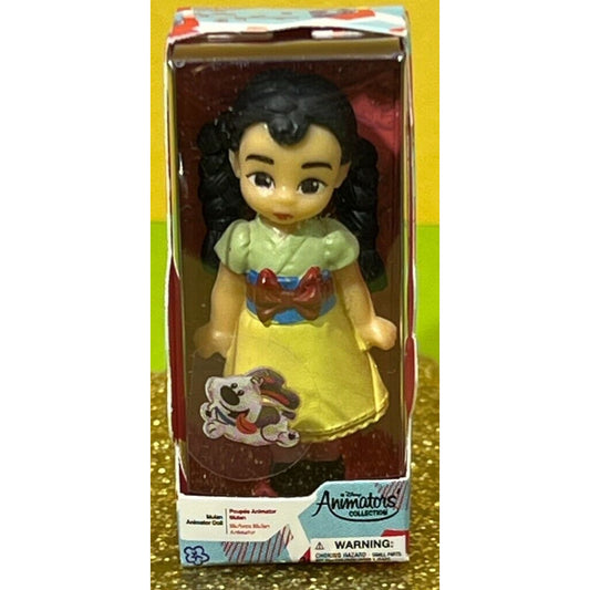 Tiny Brands Disney Animations Young Mulan Doll Mulan Animator Doll 2" tall