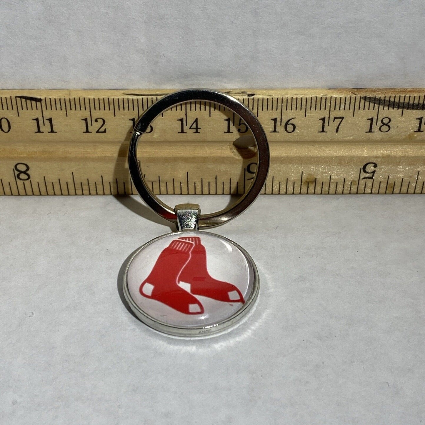 Boston Red Sox MLB Metal Baseball Keychain