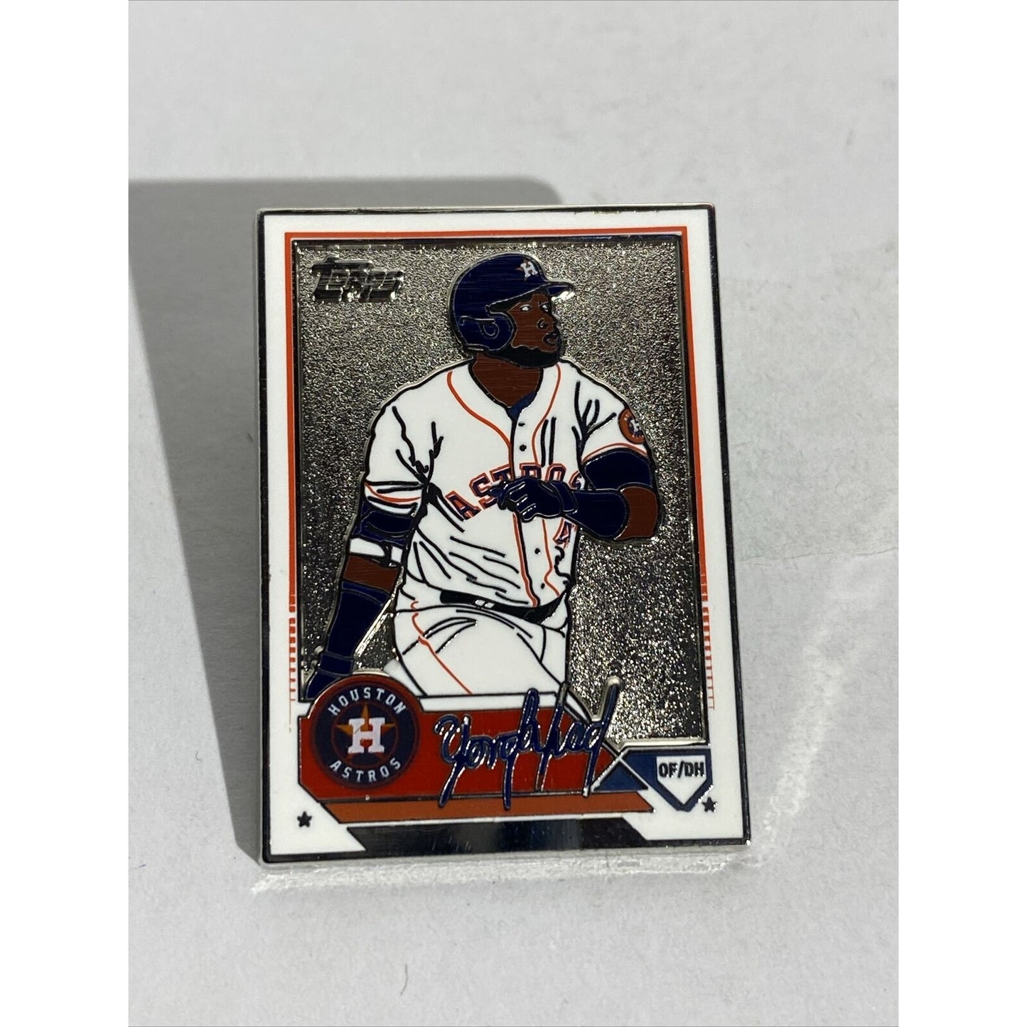 Yordan Alvarez 2023 Topps Update Super Box Collectors Box Pin Houston Astros