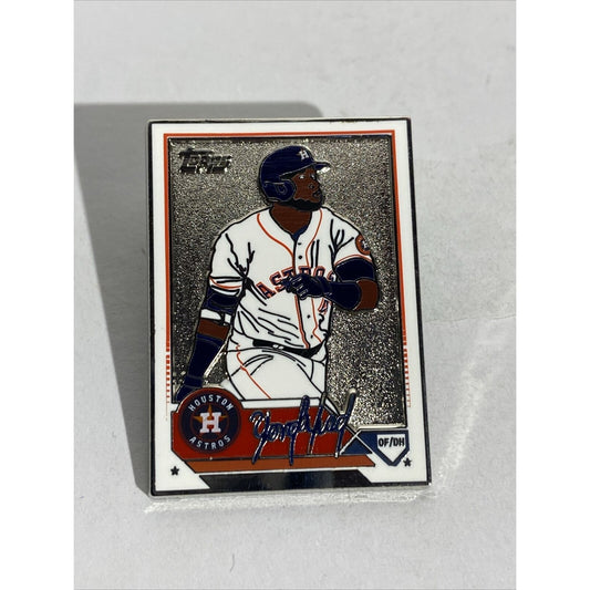 Yordan Alvarez 2023 Topps Update Super Box Collectors Box Pin Houston Astros