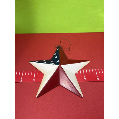 Americana Metal Bell and 2 Metal Stars