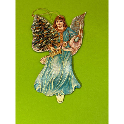 DieCut Angel Christmas Ornament Cardboard Double-Sided
