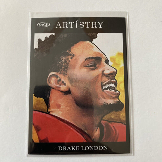 Drake London 2022 Sage Artistry USC Atlanta Falcons 110