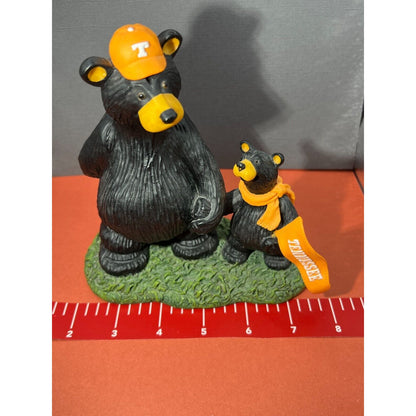 Tennessee Volunteers Dad and Boy Black Bear BearFoots Big Sky Carvers 7.5" h