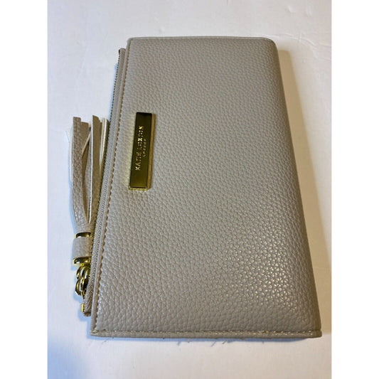 Katie Loxton Sophia Tassel Fold Out Wallet in White Vegan Leather