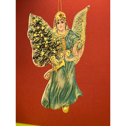 DieCut Angel Christmas Ornament Cardboard Double-Sided