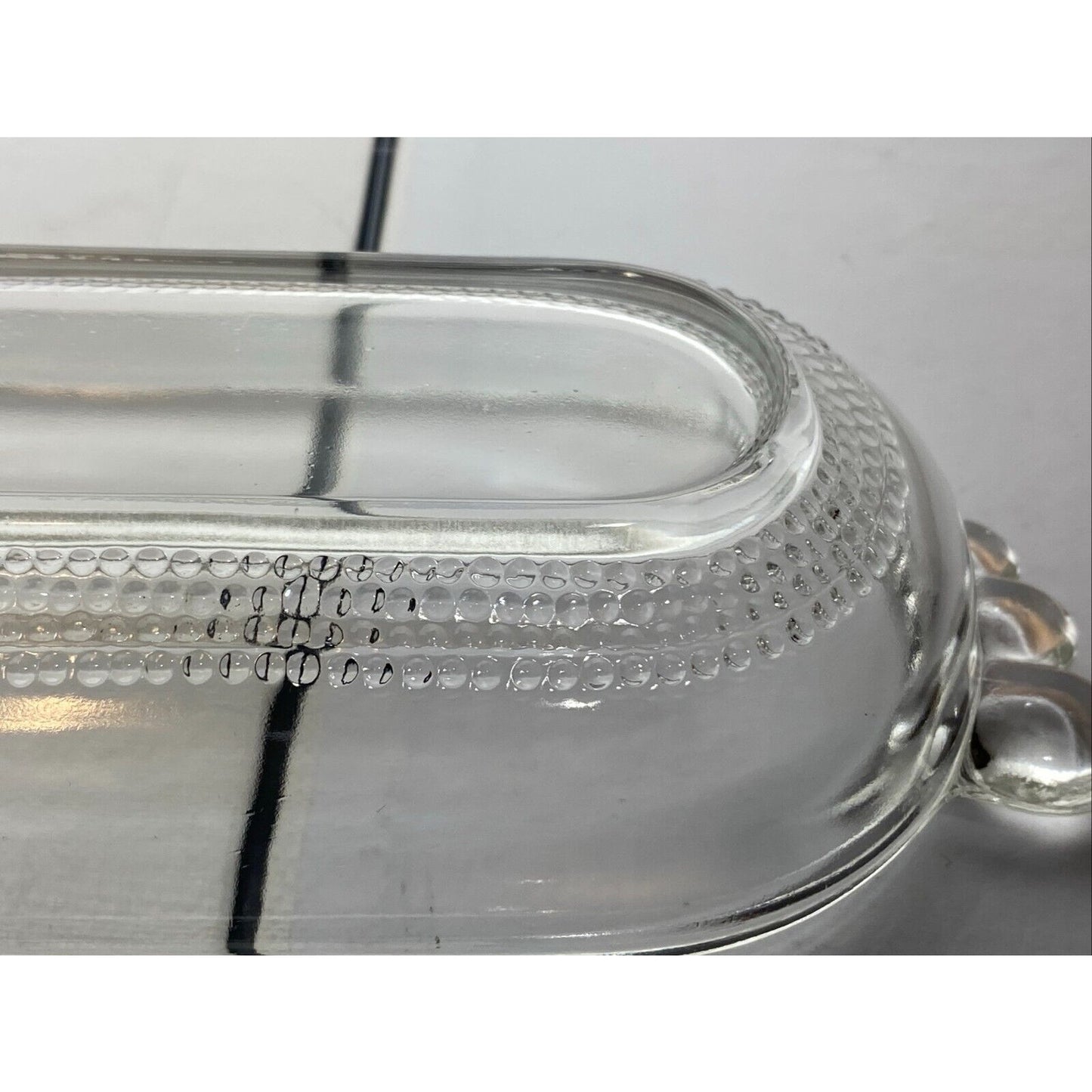 vintage 1953 silver plated and glass butter dish by 1847 rogers bros.