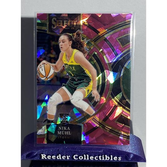 2024 Panini Select WNBA #162 Nika Muhl Pink Ice Prizms