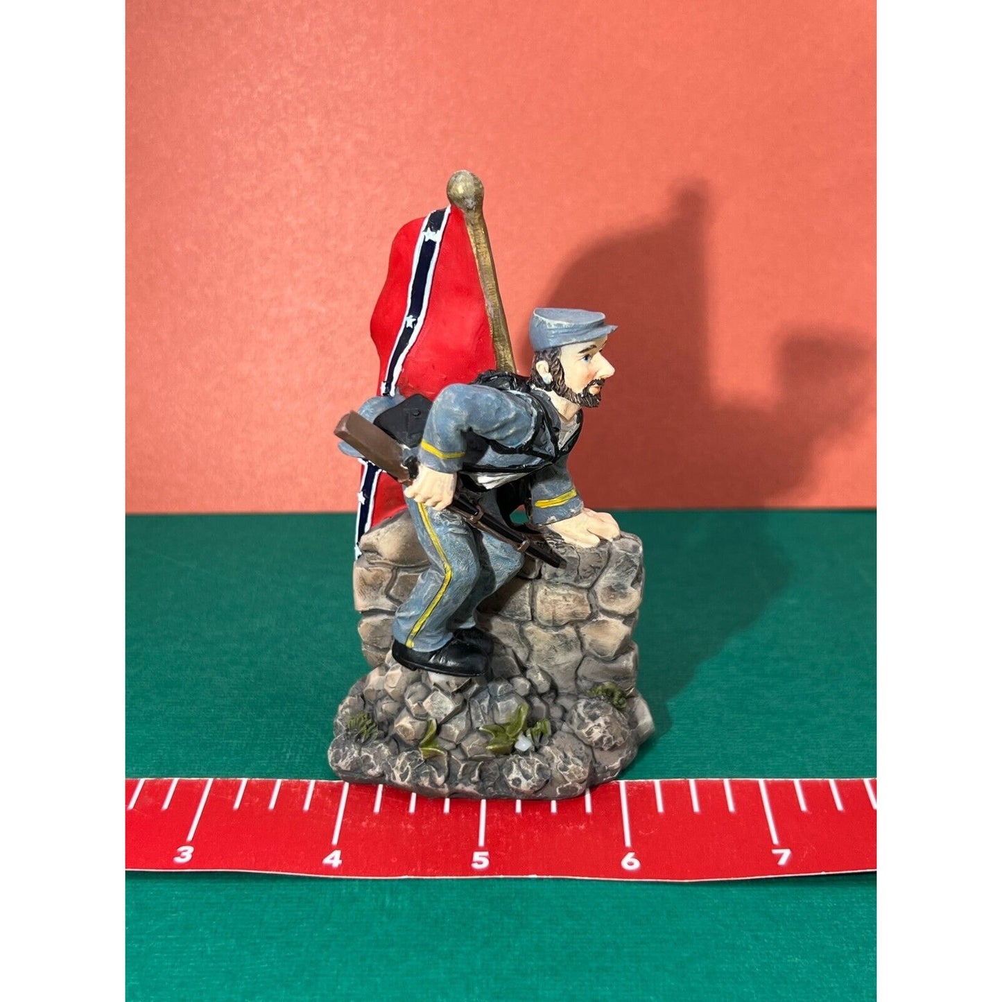 Civil War Soldiers Officer w/ sword and a Inf Soldier Resin Figurines EDC 2004