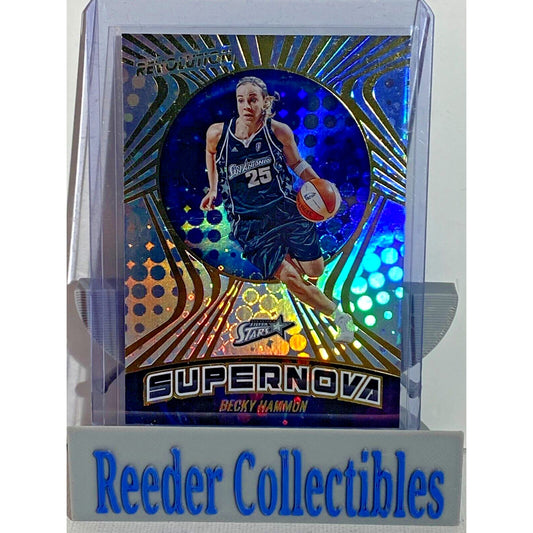 2022 Panini Revolution WNBA Becky Hammon Supernova #11 San Antonio Silver Stars