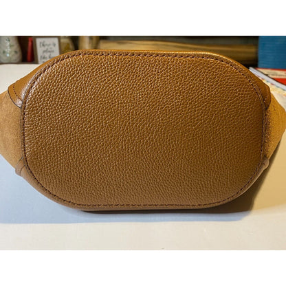 MICHAEL KORS PORTIA SMALL BUCKET TOTE LEATHER BAG NWOT