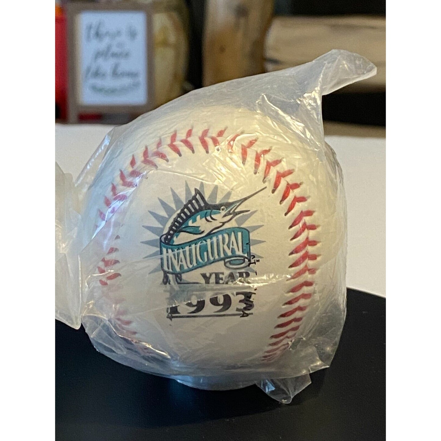 Florida Marlins 1993 Inaugural baseball ball A Season of Firsts Coca Cola Subway