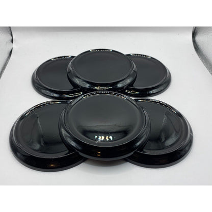 Aizu Lacquerware Coasters Set of 6 with Storage Box Vintage