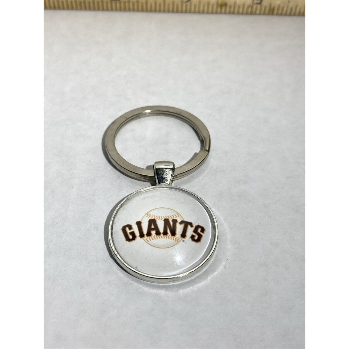 San Francisco Giants MLB Metal Baseball Keychain