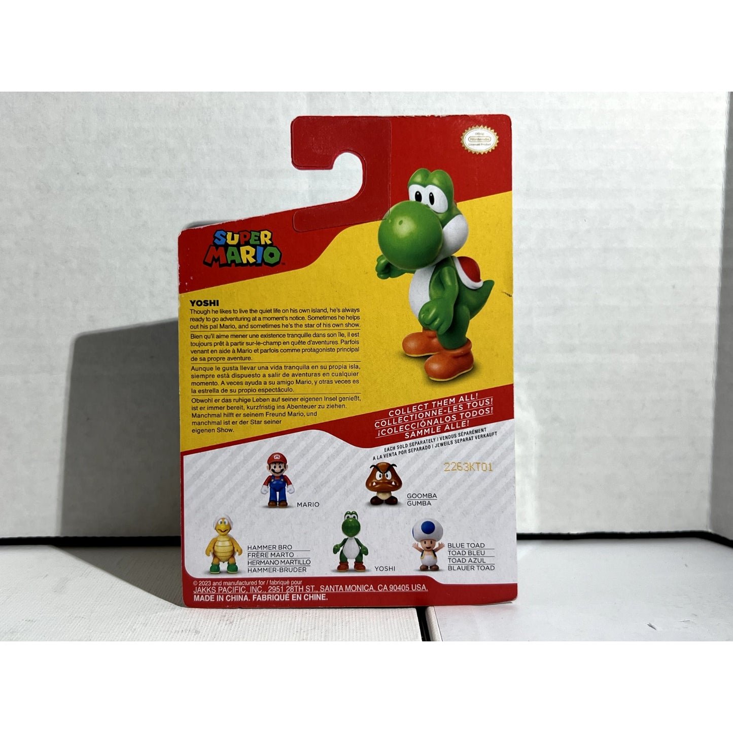 World of Nintendo Wave 29 Yoshi Action Figure [with Green Egg]