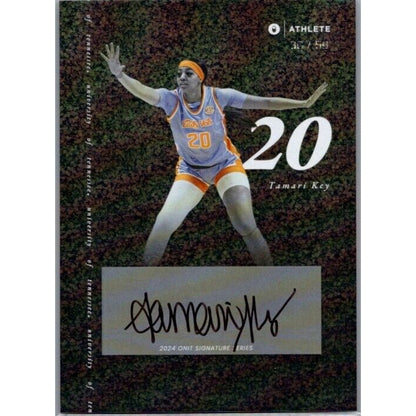 23-24 Onit #77 Tamari Key Tennessee Volunteers Lady Vols On Card Auto /50