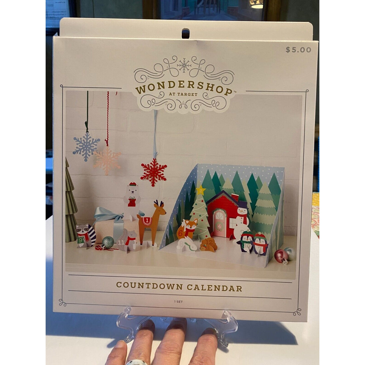 Countdown Christmas Calendar Wondershop Deer Polar Bear Snowman Fox NIB