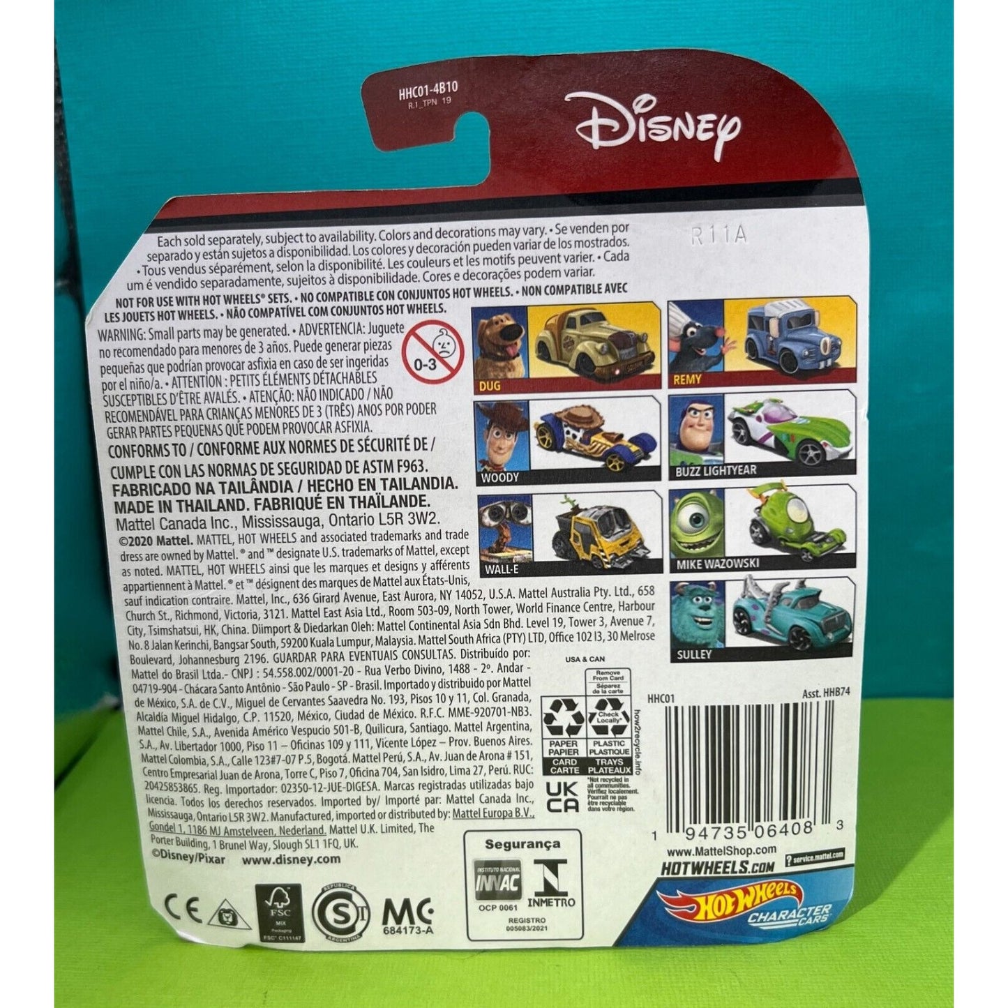 2020 Hot Wheels Premium Character Cars Monsters Inc. Sulley HHB74