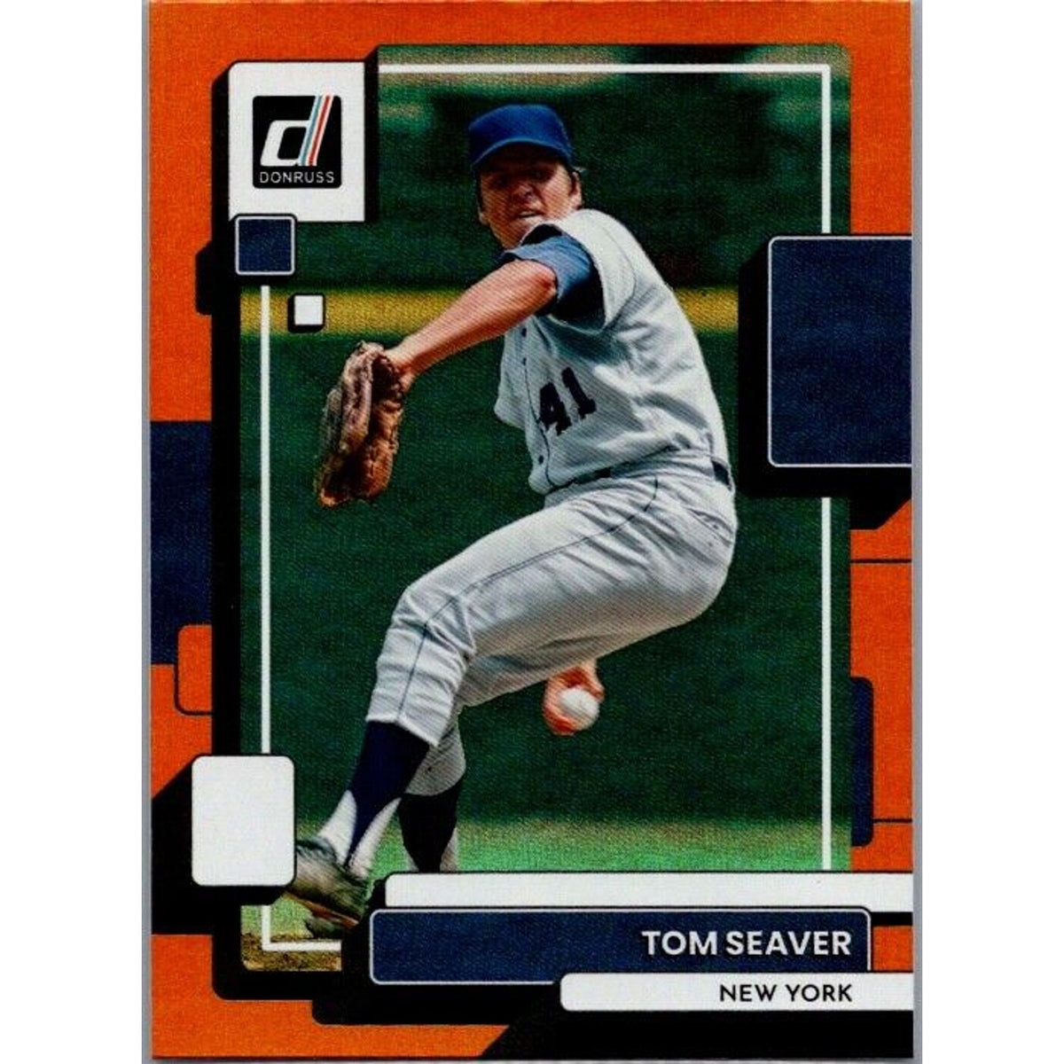 2022 Donruss #109 Tom Seaver Holo Orange New York Mets