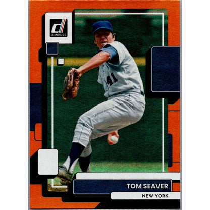 2022 Donruss #109 Tom Seaver Holo Orange New York Mets