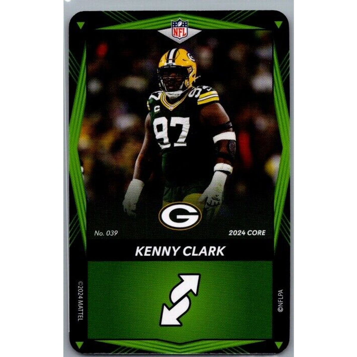 2024 NFL UNO Elite #039 Kenny Clark Packers Green