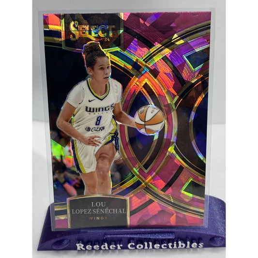 2024 Panini Select WNBA #120 Lou Lopez Senechal Dallas Wings Pink Ice Prizms