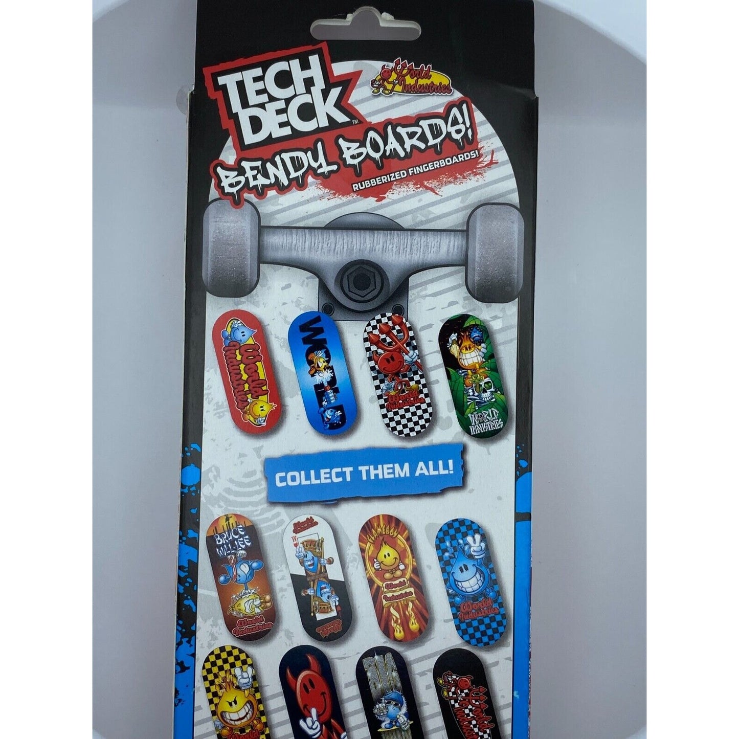 New Tech Deck Black Bendy Boards Rubberized Fingerboards Pack of 5